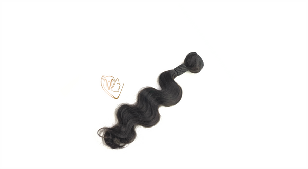Virgolocks Brazilian raw human hair in body wave.