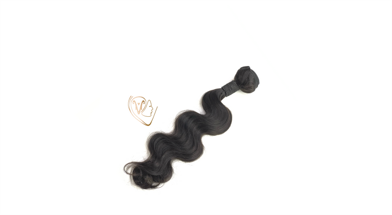 Virgolocks Brazilian raw human hair in body wave.