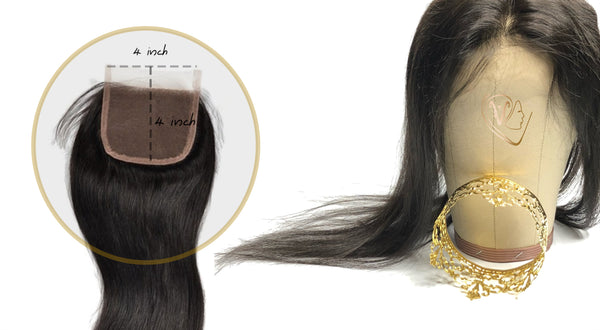 Customised 100% Remy human hair Swiss lace Closure 5x5