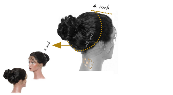 360 virgin Remy frontal human hair. Perfect choice if you want your customised wig in ponytail. 