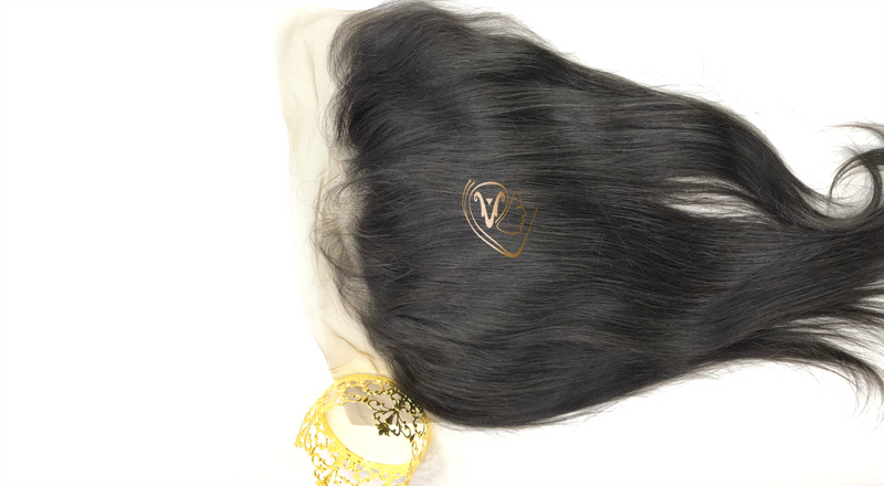 Customised 100% Remy human hair Swiss Lace Frontal