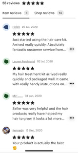 Luscious Ayurvedic Hair Loss, Breakage, Scalp Treatment. Thick hair Protein Treatment, Hot oil, Natural Hair Deep Condition Treatment Kit.