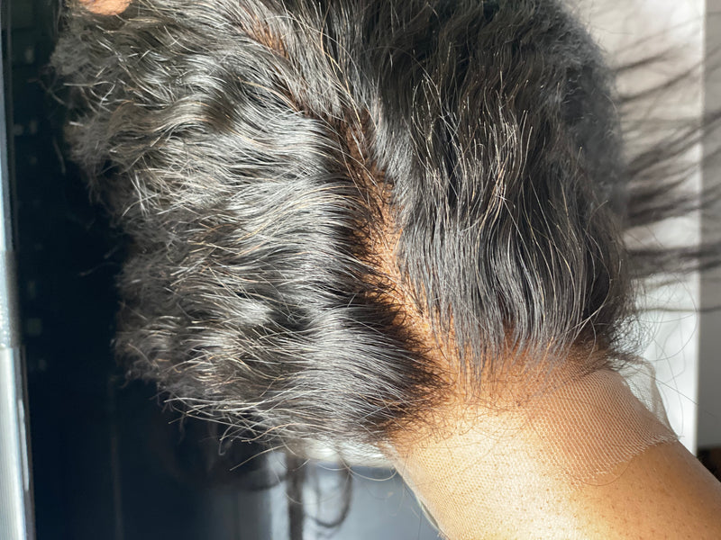 Customised 100% Remy human hair 7x7 HD Swiss lace Closure