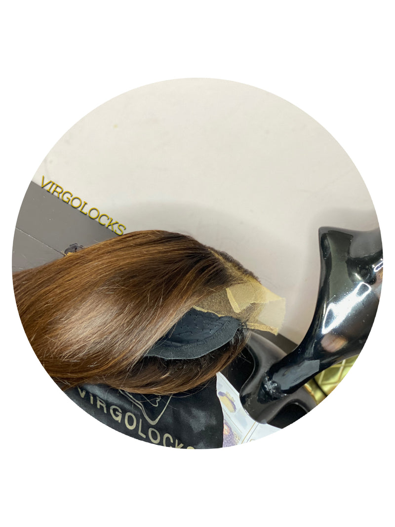 UK LUXURY HAND MADE HUMAN HAIR WIG - CUSTOM